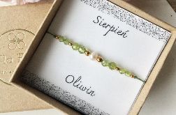 Bransoletka dla urodzonych w Sierpniu - Oliwin