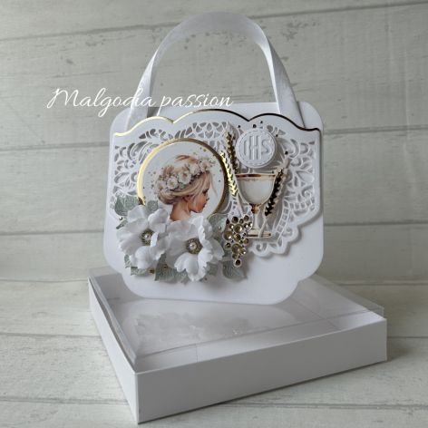 Torebka - kartka na komunię