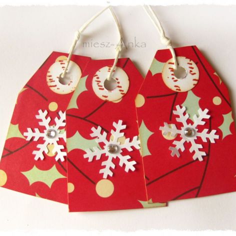 Karneciki - bileciki do prezentów (3szt.)