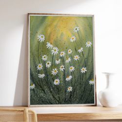 Łąka zielona. Akwarela 30x40cm