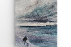 Morze-akwarela formatu A5.