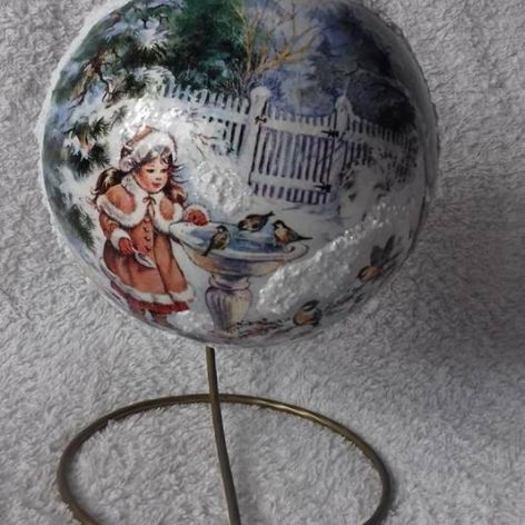Bombki choinkowe styropianowe 12 cm