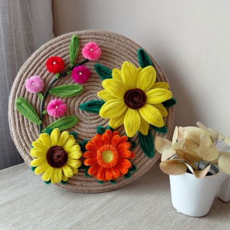 Kompozycja kwiatowa z margaretkami