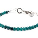 BRANSOLETKA JADEIT STAL SZLACHETNA js513 - 