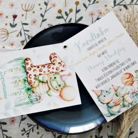 Zaproszenie na Roczek - Urodziny Dziecka 1