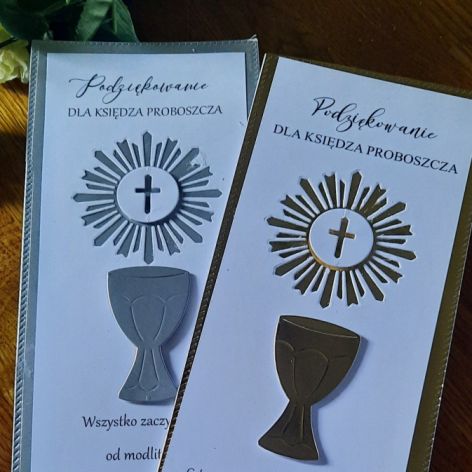Podziękowanie dla Księdza Komunia PK250504