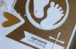 Zaproszenie na Chrzest Świety! Otwierane z kopertą!