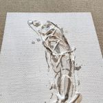 Stosunki przestrzenne I 40x60 cm I Mixed media I abstrakcja - 