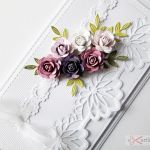 Kartka NA ZAWSZE RAZEM z różami #1 - Kartka na ślub w bieli z różami