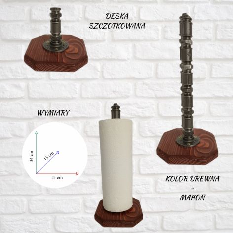Loftowy stojak na papier kuchenny S002_1-W2