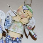 Aniołki Pani Karoliny - z masy solnej - 