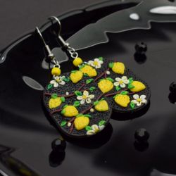 Kolczyki "cytryny"