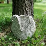 Torebka damska,okragła torba 40cm. - 