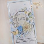 Kartka pamiątka I Komunii "Sapphire2" GOTOWA - 