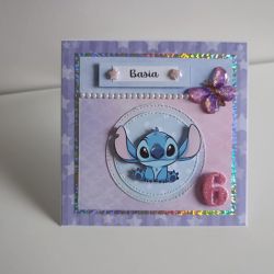 Personalizowana kartka na urodziny ze Stichem (motylek)