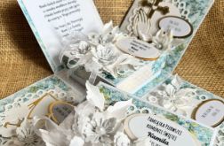 226,Komunia -exploding box na komunię z torebką