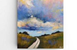 Pejzaż-praca formatu -24x18 cm.