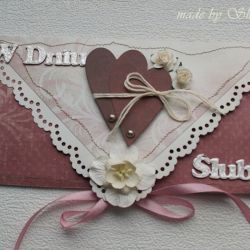 Kopertówka z okazji ślubu ' serca dwa' 