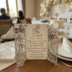 Zaproszenie na Pierwszą Komunię Świętą drewniane - 
