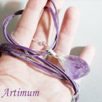 Z Surowym Ametystem i Fluorytami  - 