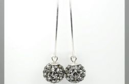 Srebro Swarovski kolczyki