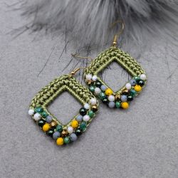 „JOELLE” kolczyki szydełkowe