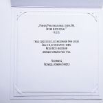 Kartka komunijna minimalistyczna róż handmade - Personalizowana kartka komunijna z życzeniami