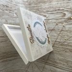 Kartka scrapbooking Aniołek Pamiątka Chrzt Św. - 