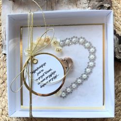 030,kartka na ślub w białym pudełku z sercem