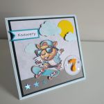 Kartka ręcznie robiona na urodziny Kapibara - Kartka ręcznie robiona na urodziny Kapibara