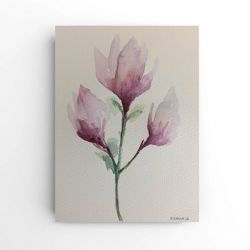 Kwiaty 2-akwarela formatu A5
