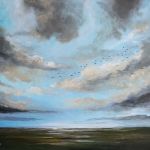 Błękitne popołudnie-obraz akrylowy formatu 50/60 cm  - 