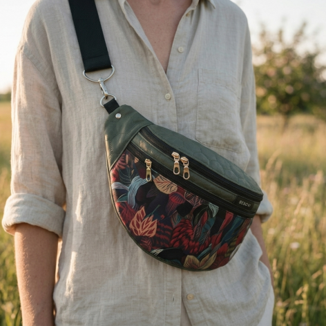 Nerka XL TROPIC GARDEN + miniportfel gratis