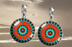 Indian Summer- Kolczyki z grafiką