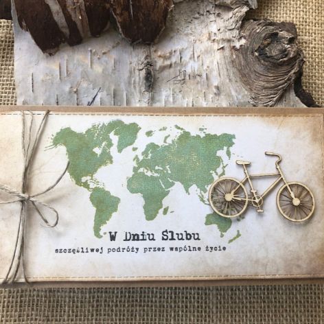 133,kartka na ślub w szczęśliwą podróż