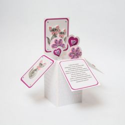Kartka urodzinowa z kotami pudełko 3D box