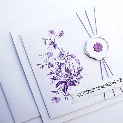 Kartka urodzinowa minimalistyczna handmade