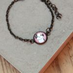 Bransoletka z kaboszonem Kocia Elegancja - 2