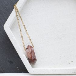 Naszyjnik "Ignis" - Kwarc