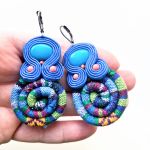 Blue Masai kolczyki sutasz - 