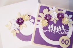 Kartka URODZINOWA z ptaszkami