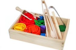 Sorter kolorów drewniany Montessori