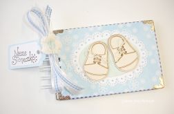 Album dla chłopczyka z bucikami niebieski