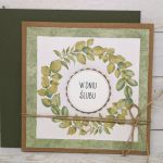 Kartka ślubna z wieńcem 1 - 