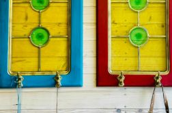 Unikatowy zestaw odnawianych mebli w stylu boho, półka GRATIS