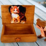 Szkatułka dla miłośnika kotów, prezent GRATIS - 