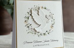 Ręcznie robione zaproszenia komunijne, 18A