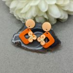 „VIVIAN” kolczyki z glinki polimerowej - „VIVIAN” kolczyki z glinki polimerowej