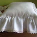 Poduszka lniana na krzesło - 