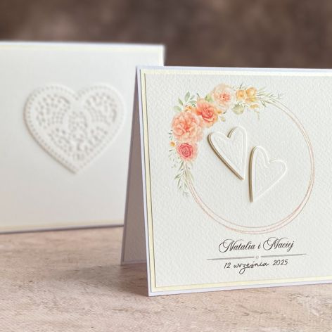 Kartka ślubna z pudełkiem i kopertą, WP 42D